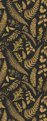 Fabric roller blind Yellow ferns