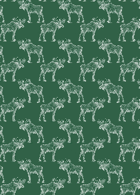 Roller blind for large window Green moose