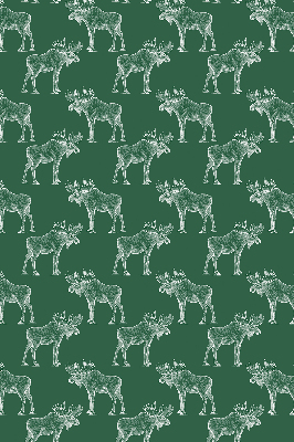 Roller blind for large window Green moose