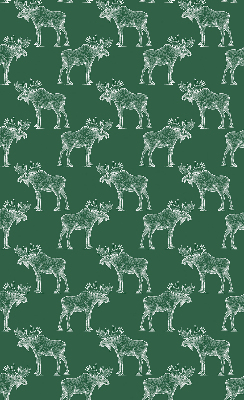 Roller blind for large window Green moose