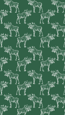 Roller blind for large window Green moose