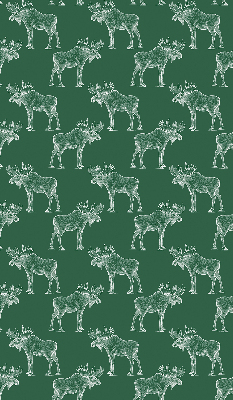 Roller blind for large window Green moose