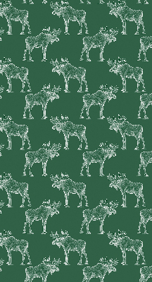 Roller blind for large window Green moose
