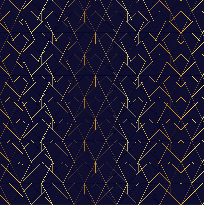 Fabric roller blind Yellow lines connected into triangles