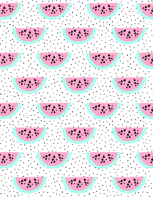 Modern roller blind Watermelon
