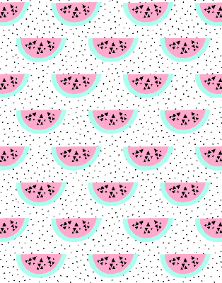 Modern roller blind Watermelon