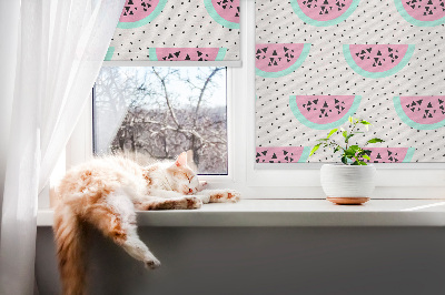 Modern roller blind Watermelon