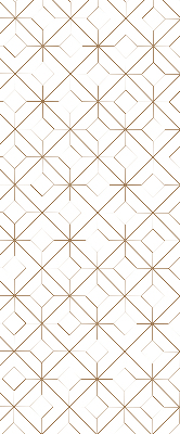 Roller blind for large window Brown pattern
