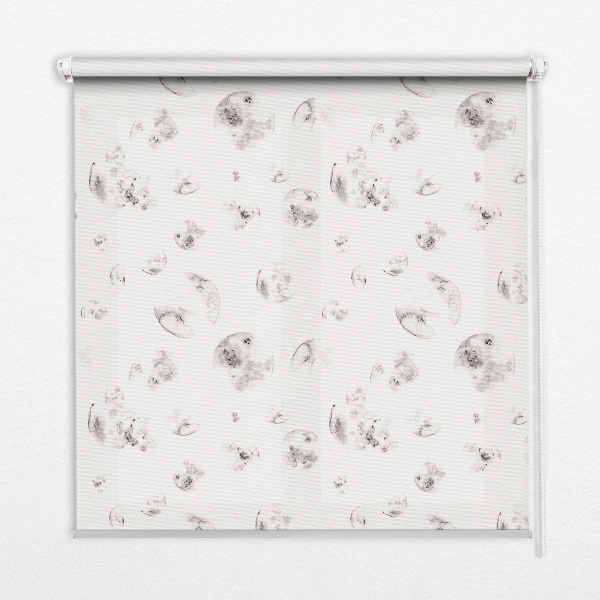 Fabric roller blind Planets