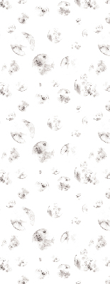 Fabric roller blind Planets