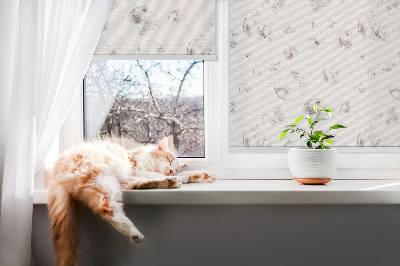 Fabric roller blind Planets