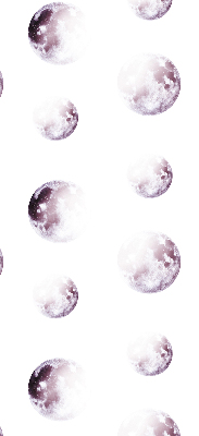 Modern roller blind Gray planets