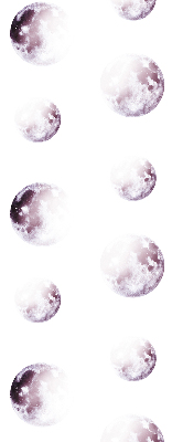 Modern roller blind Gray planets
