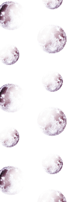 Modern roller blind Gray planets