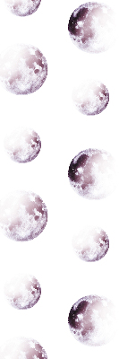 Modern roller blind Gray planets