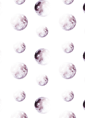 Modern roller blind Gray planets