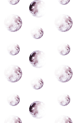 Modern roller blind Gray planets