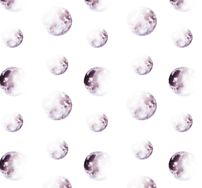 Modern roller blind Gray planets