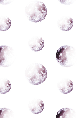 Modern roller blind Gray planets