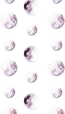 Modern roller blind Gray planets