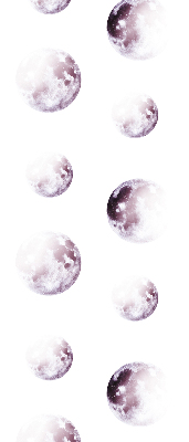Modern roller blind Gray planets