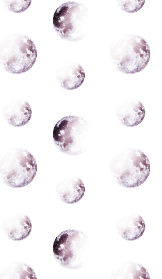 Modern roller blind Gray planets