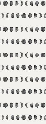 Roller blind for large window Moon phases