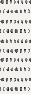 Roller blind for large window Moon phases