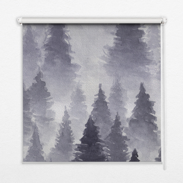 Fabric roller blind Misty forest