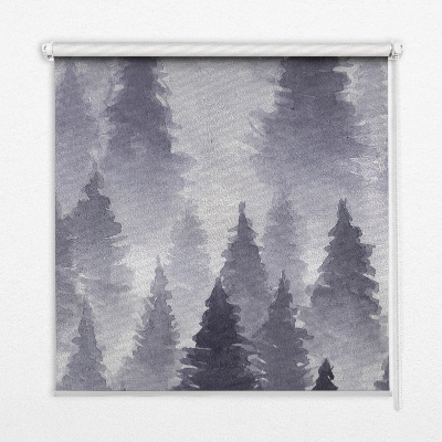 Fabric roller blind Misty forest