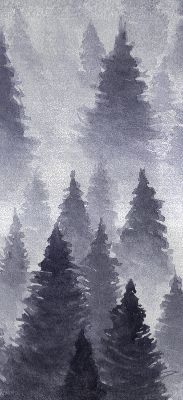 Fabric roller blind Misty forest