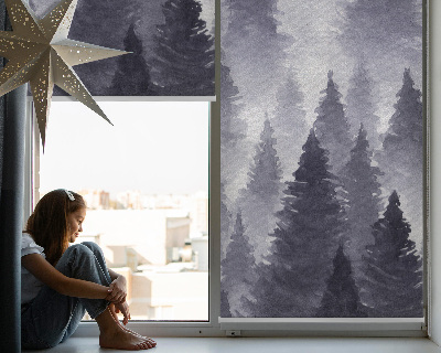 Fabric roller blind Misty forest