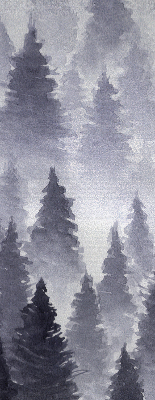 Fabric roller blind Misty forest