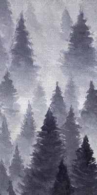 Fabric roller blind Misty forest