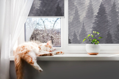 Fabric roller blind Misty forest