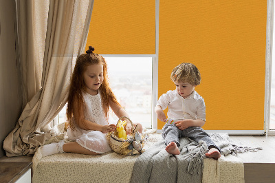 Fabric roller blind Dark orange
