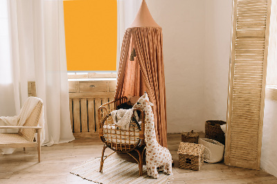 Fabric roller blind Dark orange