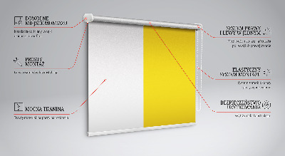 Roller blind for large window Bright orange