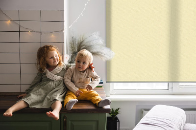 Fabric roller blind Light yellow