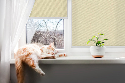 Fabric roller blind Light yellow