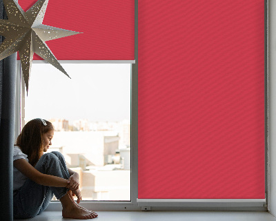 Modern roller blind Red