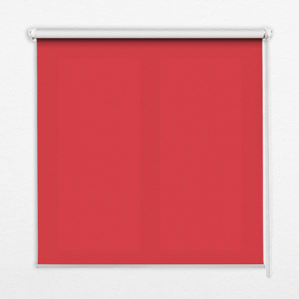 Roller blind for large window Red