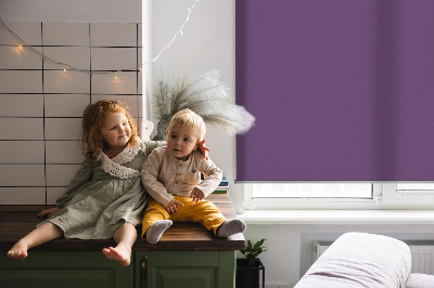 Fabric roller blind Purple