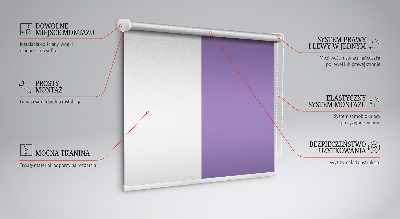 Fabric roller blind Purple