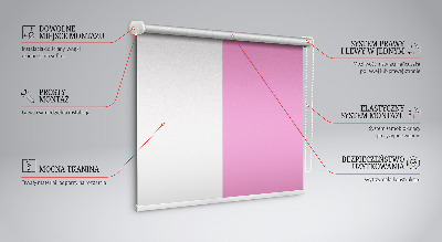 Modern roller blind Pink