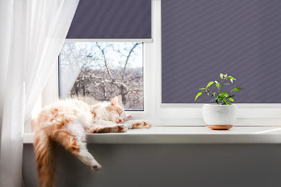 Roller blind for large window Dark purple