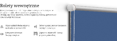 Fabric roller blind Navy