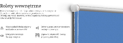 Modern roller blind Blue