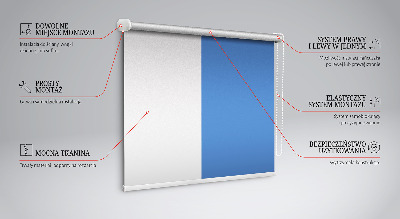 Modern roller blind Blue