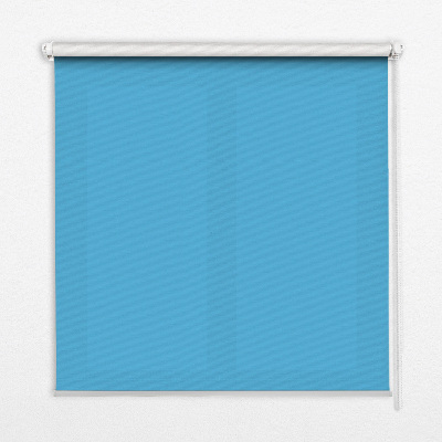 Roller blind for large window Blue